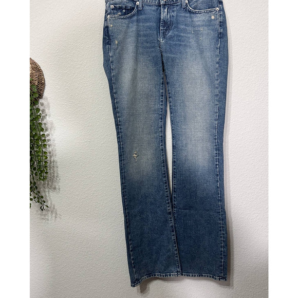 7 For All Mankind Maribel Original Bootcut Beaded floral Size 28 NWT $278 - Picture 5 of 10